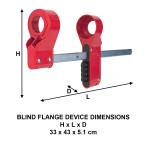 Master Lock S3923 Flanş Körleme Aparatı