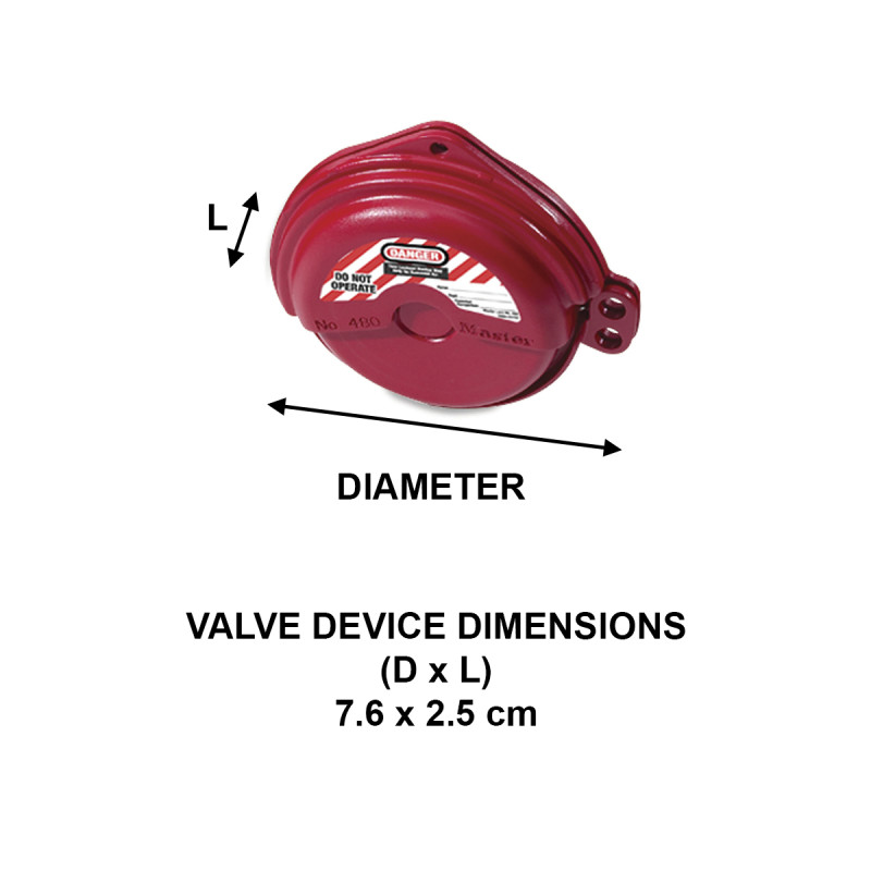 Master Lock 480 Vana Kilitleme Aparatı